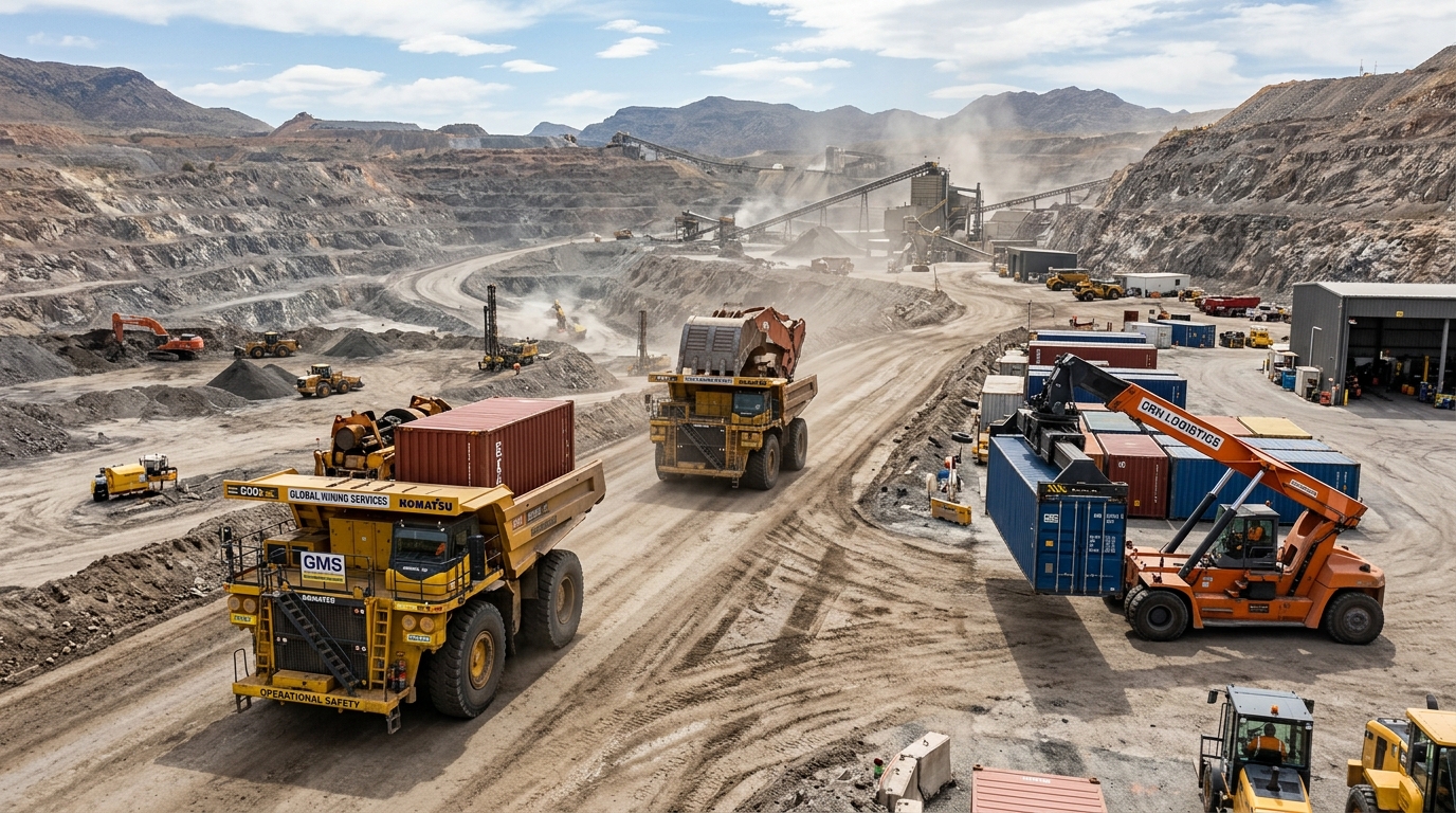 Container Handling Operations for Mining Sector